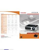 Toshiba TLP TLP-X2000 Brochure & Specs preview