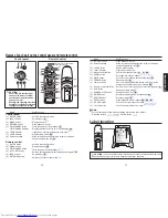 Предварительный просмотр 9 страницы Toshiba TLP-WX200 Owner'S Manual