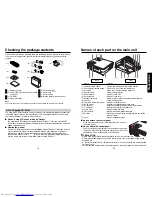 Предварительный просмотр 8 страницы Toshiba TLP-WX2200 Owner'S Manual