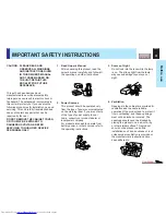 Предварительный просмотр 4 страницы Toshiba TLP-X10 Owner'S Manual