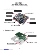 Preview for 9 page of Toshiba TLP-X10E Service Manual