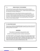 Preview for 2 page of Toshiba TLP-X2000B Service Manual