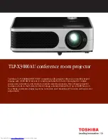 Toshiba TLP-X3000AU Characteristics preview