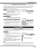 Preview for 25 page of Toshiba TLP X4100 Owner'S Manual