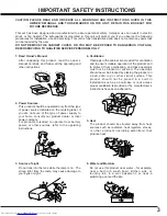 Preview for 3 page of Toshiba TLP-X4100E Owner'S Manual