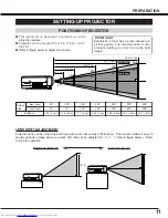 Предварительный просмотр 11 страницы Toshiba TLP-X4100E Owner'S Manual