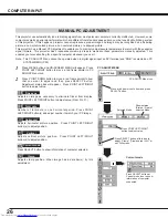 Предварительный просмотр 26 страницы Toshiba TLP-X4100E Owner'S Manual