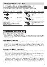 Preview for 8 page of Toshiba TLP-X4500 User Manual – Operating Manual