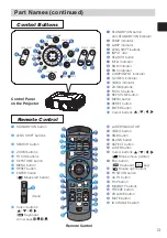 Preview for 14 page of Toshiba TLP-X4500 User Manual – Operating Manual