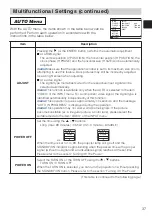 Preview for 38 page of Toshiba TLP-X4500 User Manual – Operating Manual