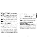 Preview for 2 page of Toshiba TLP-XD3000A Owner'S Manual