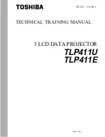 Toshiba TLP411E Technical Training Manual preview