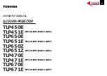 Toshiba TLP450E Owner'S Manual preview