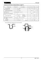 Предварительный просмотр 2 страницы Toshiba TLP848 Product Manual