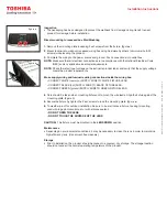 Preview for 2 page of Toshiba TLS-WPD Installation Instructions