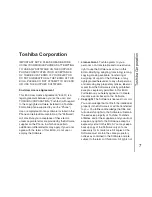 Предварительный просмотр 9 страницы Toshiba TM5-E01 User Manual