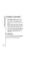 Предварительный просмотр 12 страницы Toshiba TM5-E01 User Manual