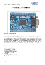 Preview for 1 page of Toshiba TMPM330 User Manual