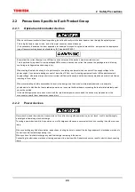 Preview for 20 page of Toshiba TMPR7901 User Manual