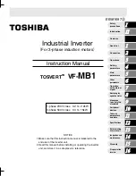 Toshiba TOSVERT VF-MB1 Instruction Manual preview