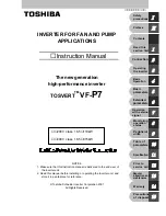 Toshiba TOSVERT VF-P7 Instruction Manual preview