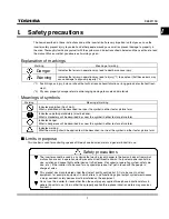 Preview for 3 page of Toshiba TOSVERT VF-S11 Instruction Manual