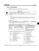 Preview for 139 page of Toshiba TOSVERT VF-S11 Instruction Manual