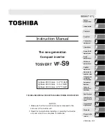 Preview for 1 page of Toshiba TOSVERT VF-S9 Instruction Manual