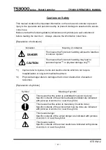 Preview for 5 page of Toshiba TP3000 Instruction Manual