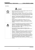 Preview for 6 page of Toshiba TP3000 Instruction Manual