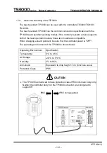 Preview for 22 page of Toshiba TP3000 Instruction Manual