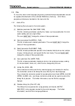 Preview for 41 page of Toshiba TP3000 Instruction Manual