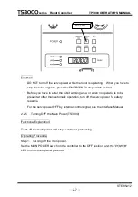 Preview for 51 page of Toshiba TP3000 Instruction Manual