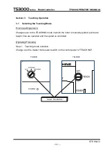 Preview for 59 page of Toshiba TP3000 Instruction Manual