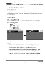 Preview for 61 page of Toshiba TP3000 Instruction Manual