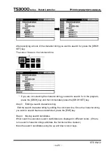 Preview for 91 page of Toshiba TP3000 Instruction Manual