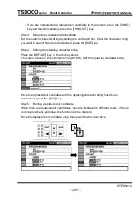 Preview for 94 page of Toshiba TP3000 Instruction Manual