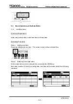 Preview for 106 page of Toshiba TP3000 Instruction Manual