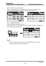 Preview for 117 page of Toshiba TP3000 Instruction Manual