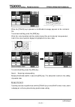 Preview for 120 page of Toshiba TP3000 Instruction Manual