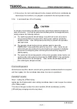 Preview for 132 page of Toshiba TP3000 Instruction Manual