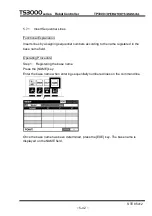 Preview for 143 page of Toshiba TP3000 Instruction Manual