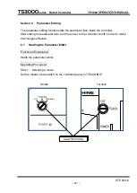 Preview for 157 page of Toshiba TP3000 Instruction Manual