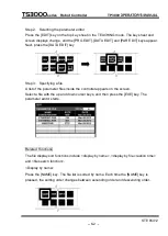 Preview for 158 page of Toshiba TP3000 Instruction Manual