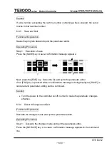 Preview for 166 page of Toshiba TP3000 Instruction Manual