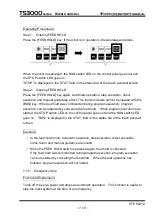 Preview for 185 page of Toshiba TP3000 Instruction Manual