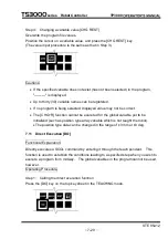 Preview for 196 page of Toshiba TP3000 Instruction Manual