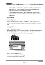 Preview for 223 page of Toshiba TP3000 Instruction Manual