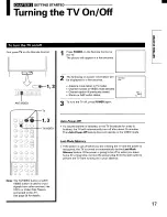 Предварительный просмотр 17 страницы Toshiba TP48C70 Owner'S Manual