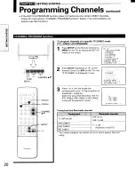 Предварительный просмотр 20 страницы Toshiba TP48C70 Owner'S Manual